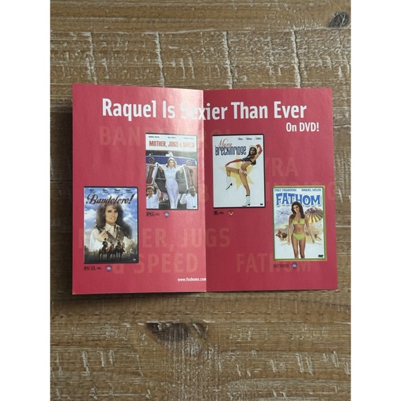 Raquel Welch Collection (DVD, 2004, 5-Disc Set) One Million Years B.C. Bandolero - Picture 4 of 12